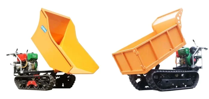 Free shipping mini dumper sobre orugas sino truck dumper dimensions with different weight