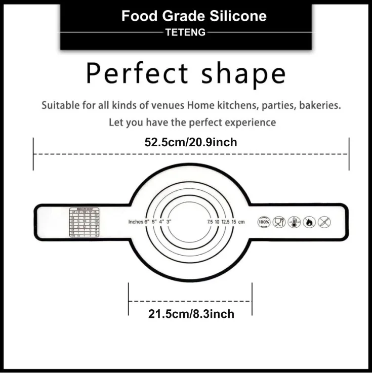 Silicone Bread Sling For Dutch Oven Non-stick & Easy To Clean Reusable Bread Baking Mat Heat Resistant Dutch Oven Liners