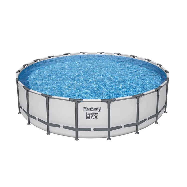 Bestway 561FM 20ft круглый Pisinas ПВХ большой уличный семейный металлический каркас над наземным бассейном