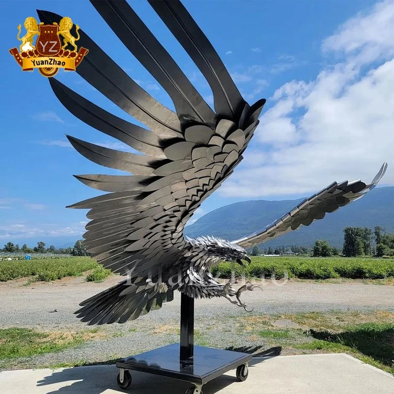 Outdoor Garden Modern Abstract Art Stainless Steel Metal Growing Sculpture for Decoration