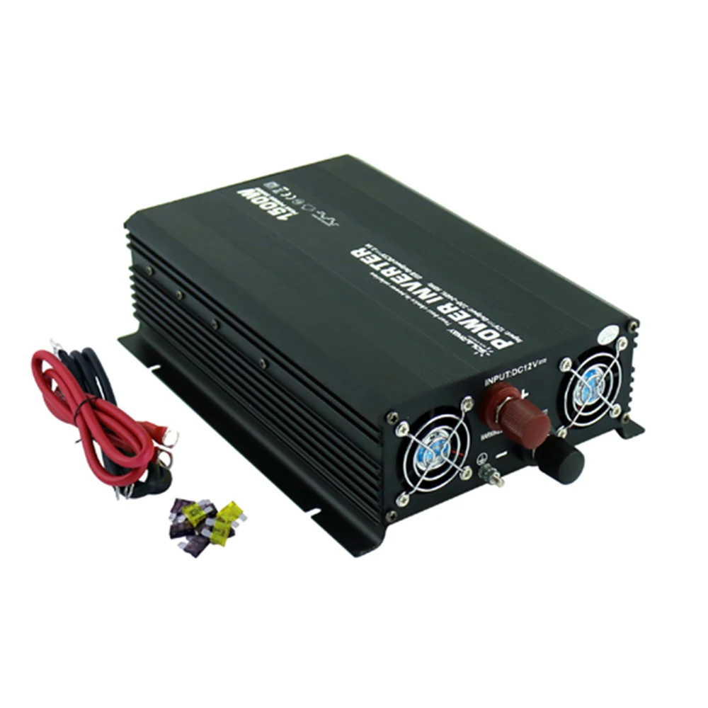 Инверсор де Voltagem 1500W 12V 24V para 220 Onda Modificada инвертор