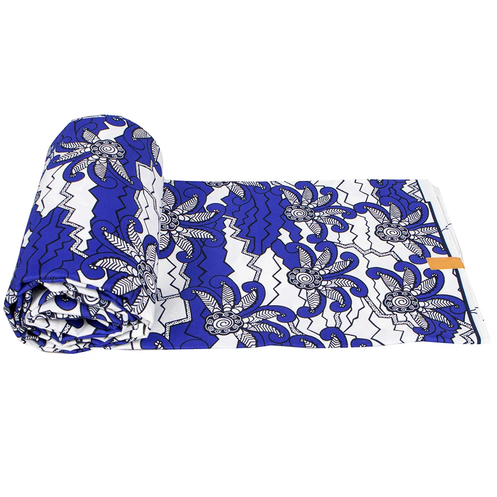 2024 New African Holland Wax Ankara Real Wax Print Fabric for Garment