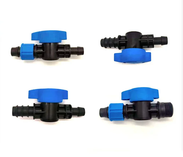 Клапан для оросительной трубы система капельного орошения ПЭ Трубопроводные клапаны мини-клапан