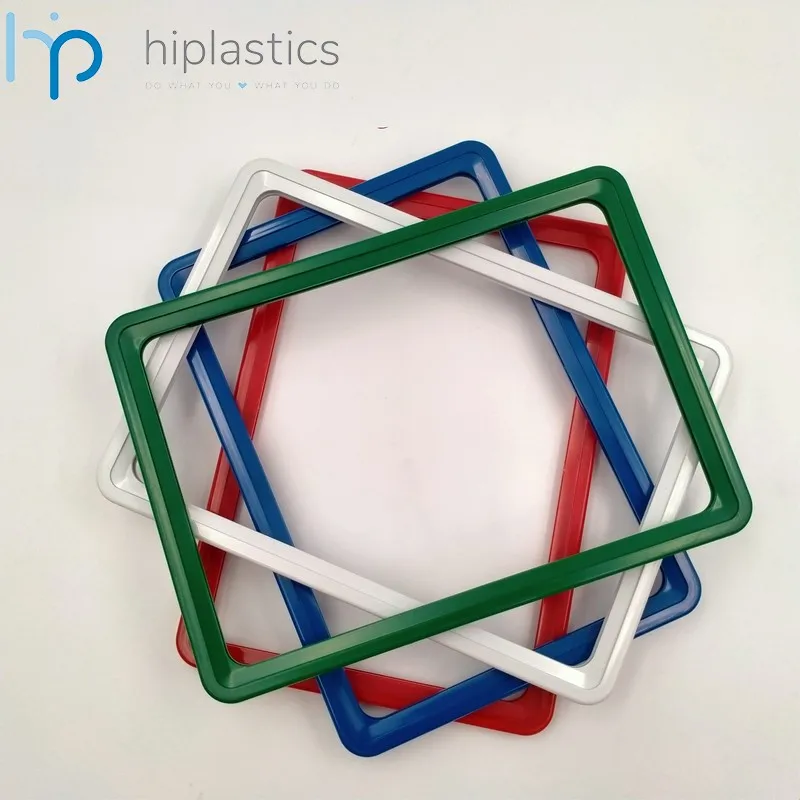 Hiplastic a5 a4 a3 пластиковый АБС-материал прозрачная цветная рамка для супермаркета