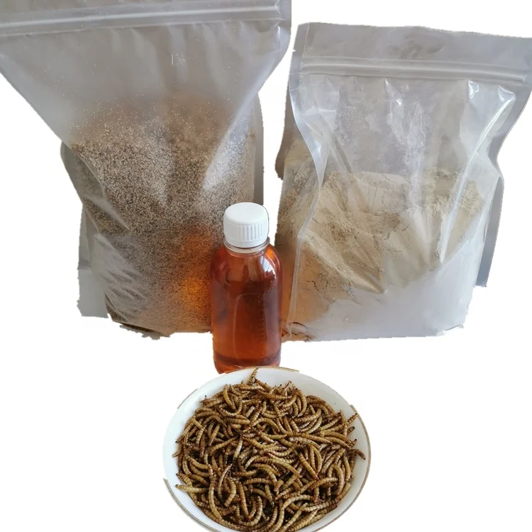 Масло для насекомых Mealworm, масло для рыбной муки
