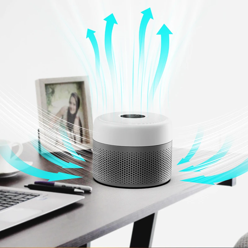 JNUO Eco-friendly Air Purifiers For Home Air Cleaner Hepa Household Air Purifiers