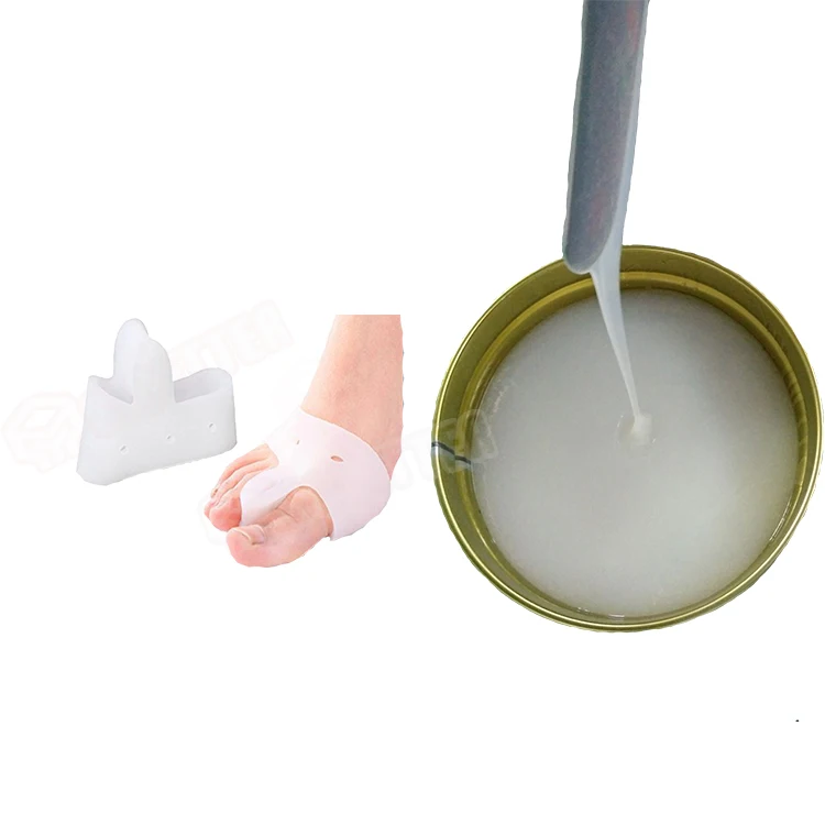 Платиновый полированный силикон 10 Shore A для силиконовой обувной стельки