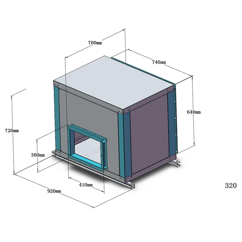 exhaust fan for kitchen chimney outdoor mounted centrifugal fan cabinet 6kw