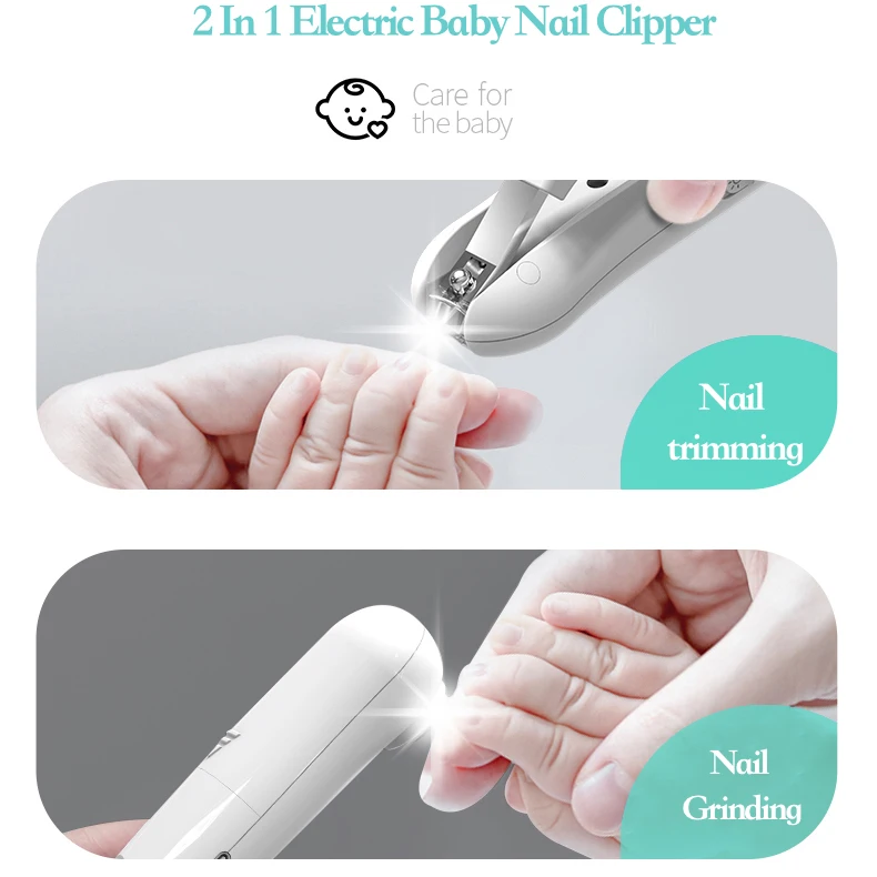 6 in 1 New Design Baby Electric Nail Trimmer Baby Nail Clipper