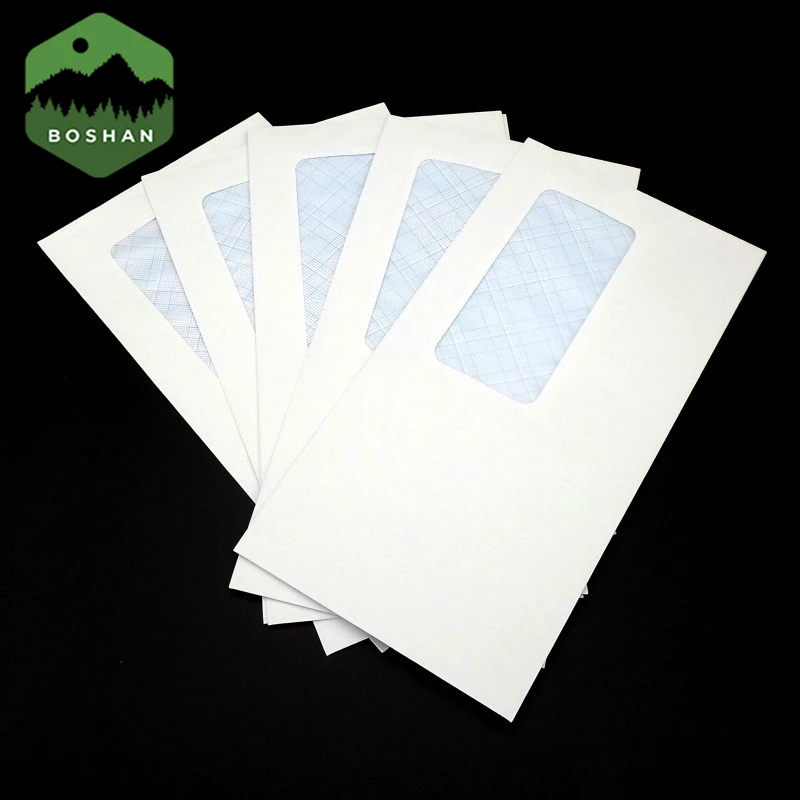 Self Seal Number 10 Single Right PVC Window Envelopes With Security Lining Designed for Documents