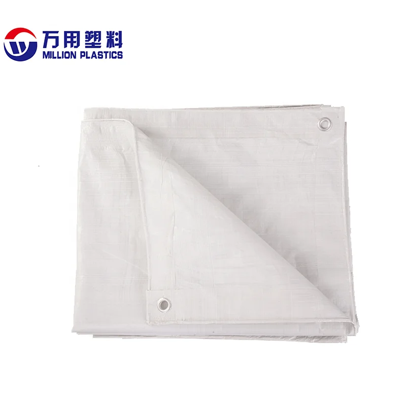 Million pe laminated tarpaulin pe tarpaulin price heavy duty waterproof white hdpe tarpaulin