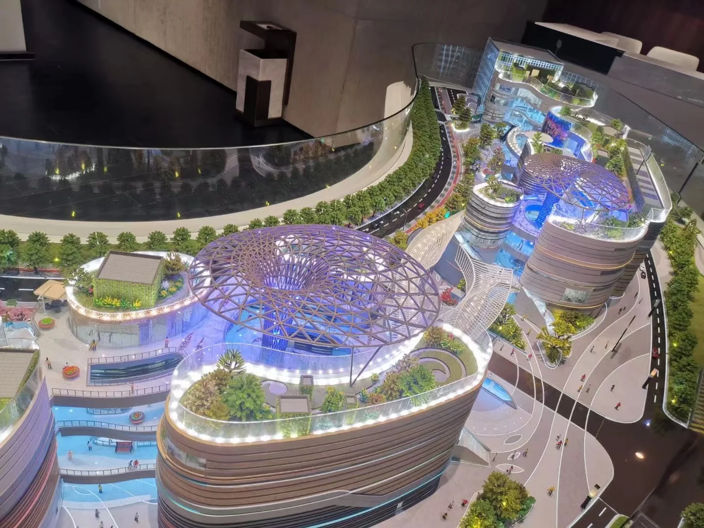 2021 new Architectural building model  scale models Dynamic Commercial Lifting Sand Table