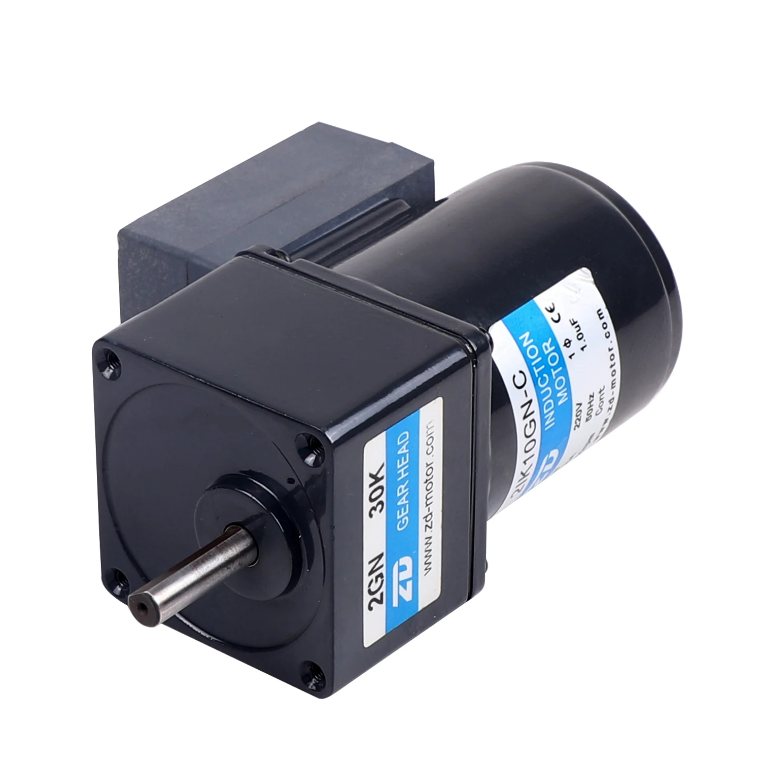 ZD 60mm 110V/220V 10W Electric Induction AC Gear Motor With Terminal Box