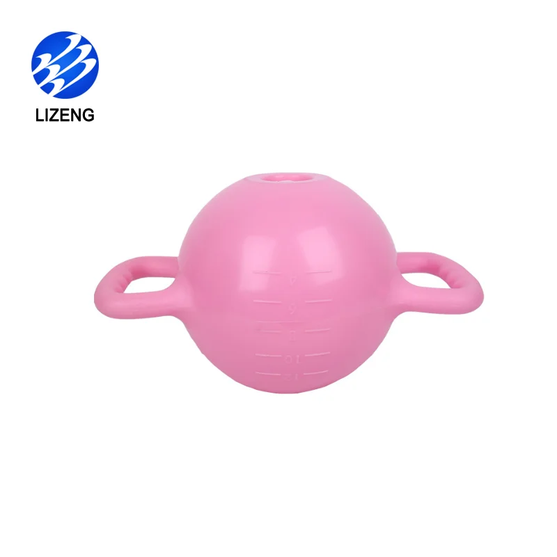 Спортивный фитнес Регулируемый Вес наполненный водой чайник Колокольчик для йоги