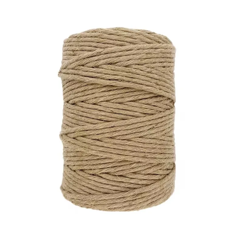 Natural Jute Twine Roll 2mm 1000ft for Packaging & Cording Needs