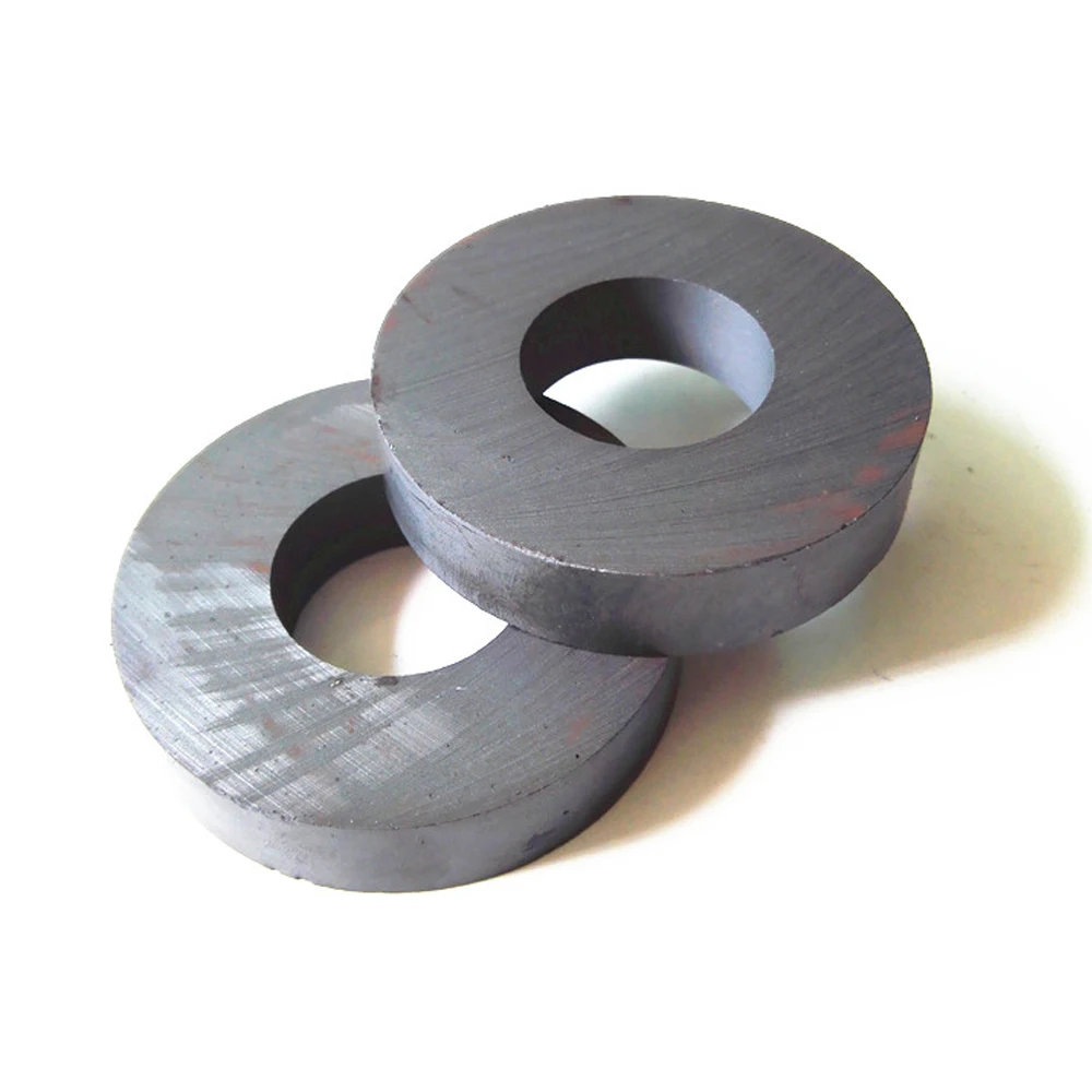 China manufacturer supply ring isotropic Y25 ferrite magnet
