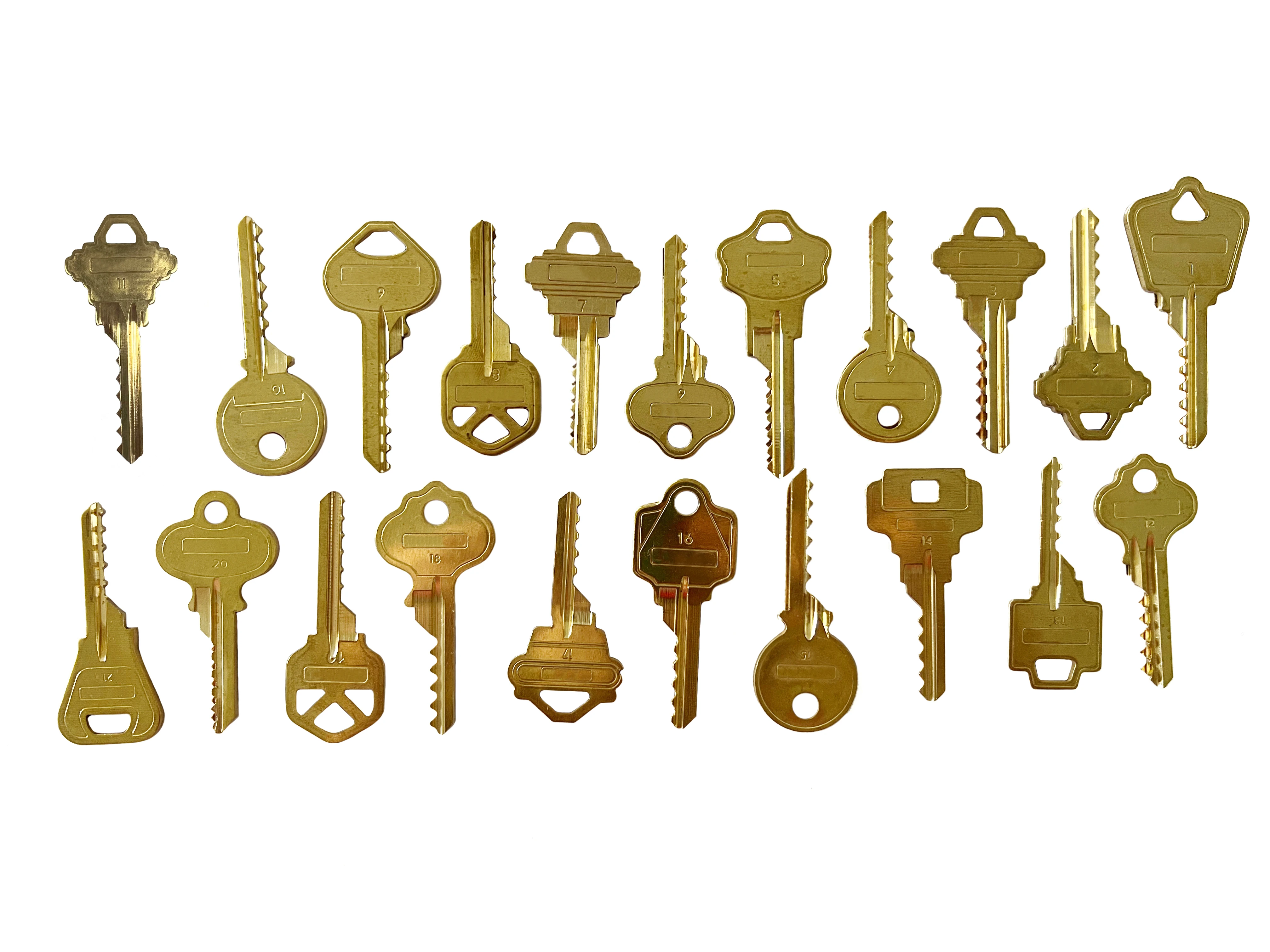 Re-Key A Lock Kit 5-Pin Precut Keys for Up to Six Locks