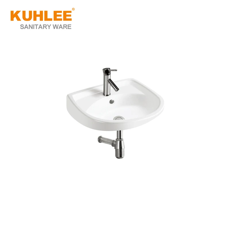 
Chaozhou Manufacturer Hot Sales Ceramic Wall-hung Basin Wash Wash Hand Sink 7822-7833 