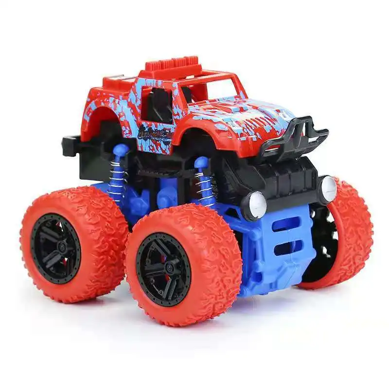 Four Wheel 360 Degree Flipping Inertia Friction Power Rotation Inertial Driving Stunt Car Boy Diecast Off-road Vehicles Toy