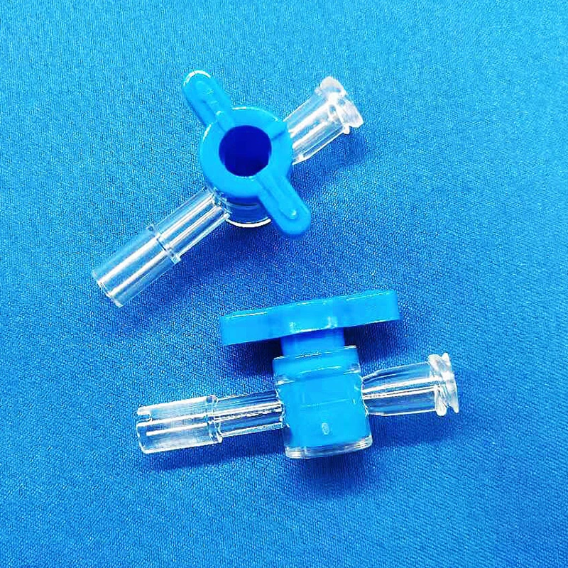 Medical plastic two way valves plastic two way stopcock