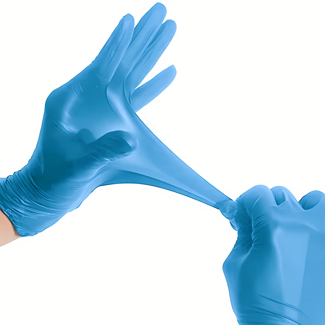 Hot sale Disposable Blue Nitrile Gloves Powder Free for Medical Use in medical in china
