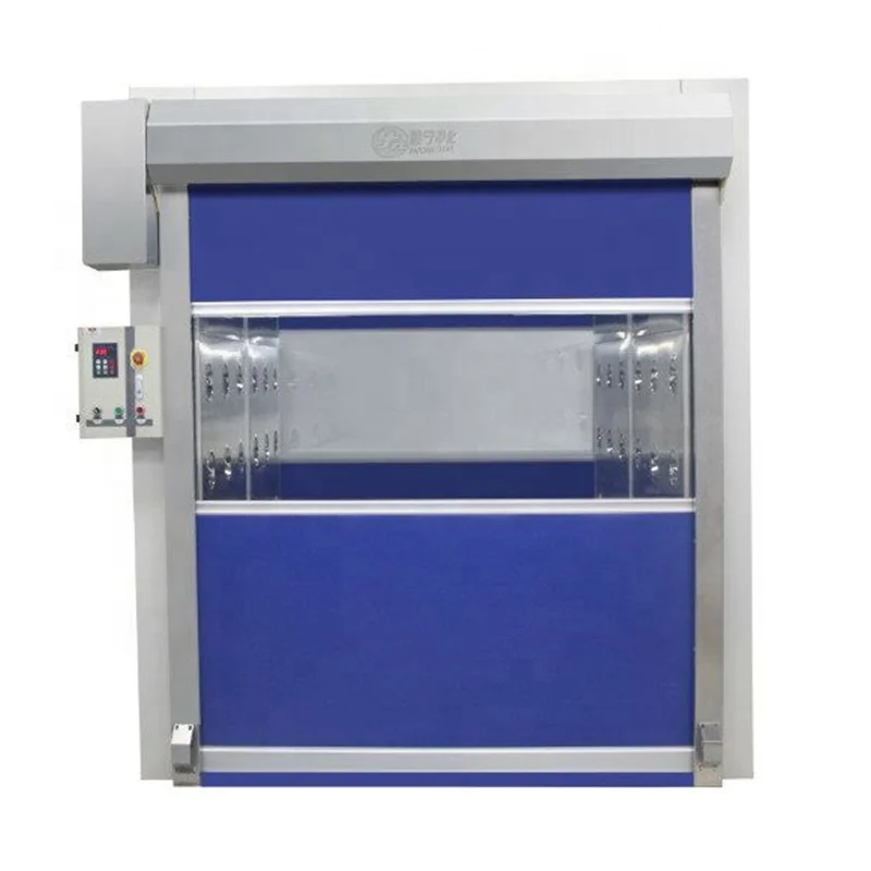 Yaning Cargo Air Shower for Warehouse Rolling Shutter Industrial Fast High Speed Factory Interior PVC Curtain Door