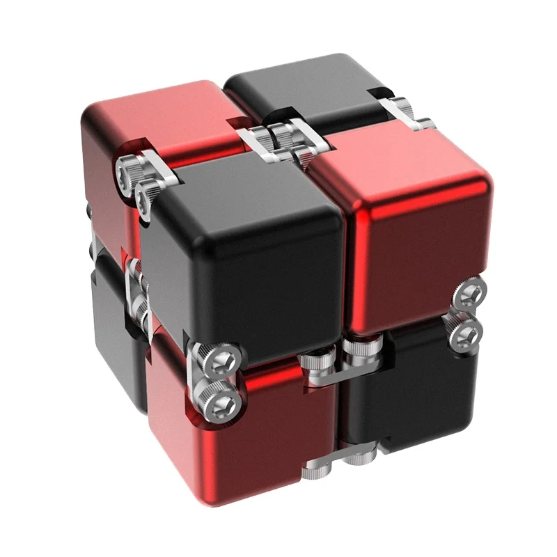 New Arrival Puzzle Cube Durable Exquisite Decompression Toy Infinity Metal Infinity Magic Cube Fidget Toy Antistress Amxiety Toy