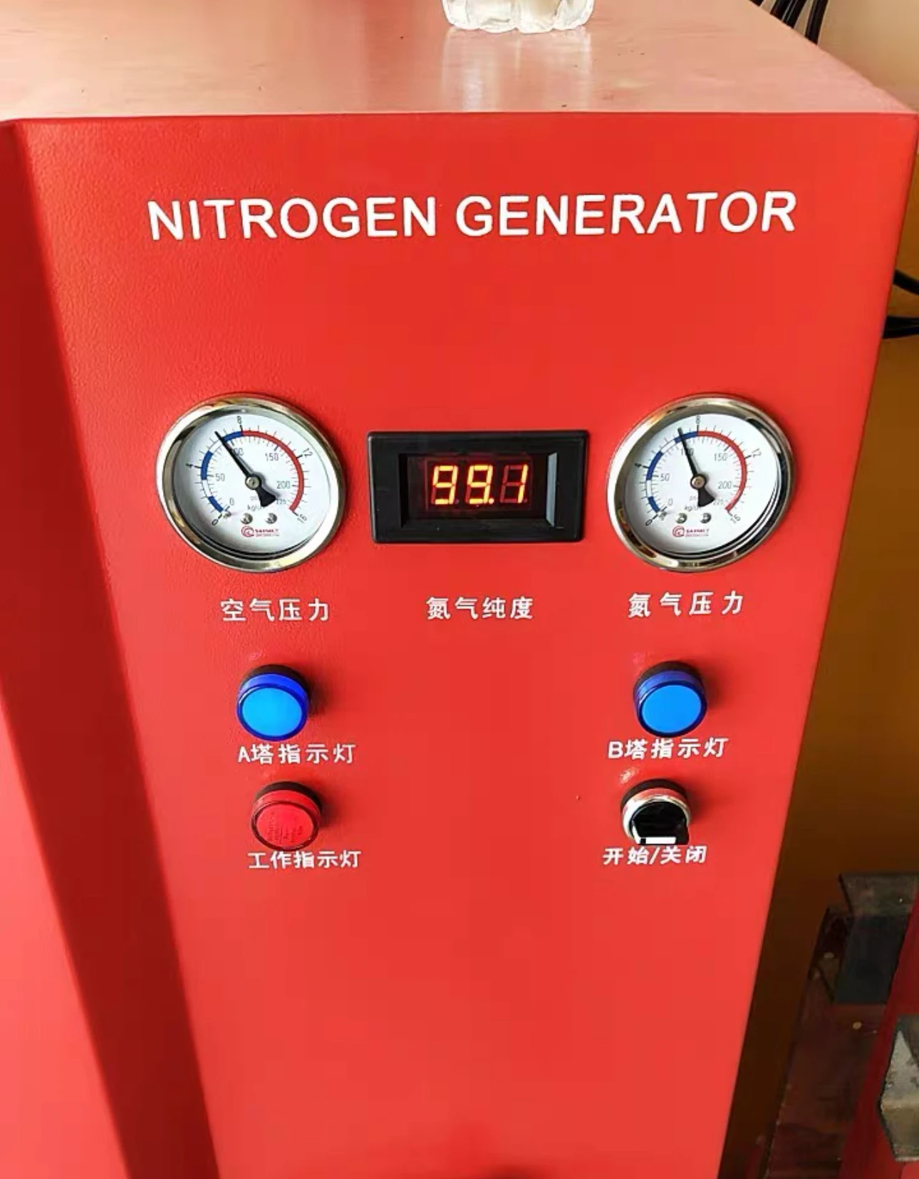 High Efficiency Automatic Digital Tire Inflator Purity Nitron Generator Fast Car Motorcycle Light Truck Tire Inflation 150psi