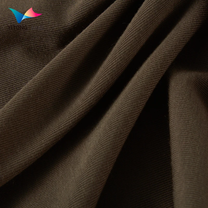 Factory Custom 220 gsm Rib Jersey Fabric Modal Spandex Fabric 90% Modal 10% Spandex Fabric for Loungewear