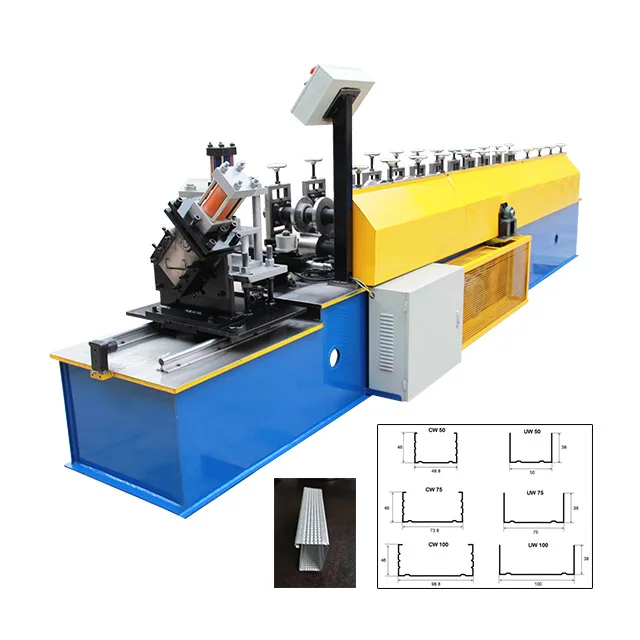 CD60*27 UD28*27 Ceiling Profiles U Channel Roll Forming Machine for Decoration House/factroy