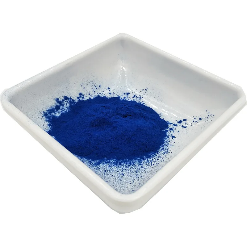 High purity Blue GHK-Cu Powder Copper Peptide 99% Glycyl-L-Histidyl-L-Lysine Cosmetic Grade