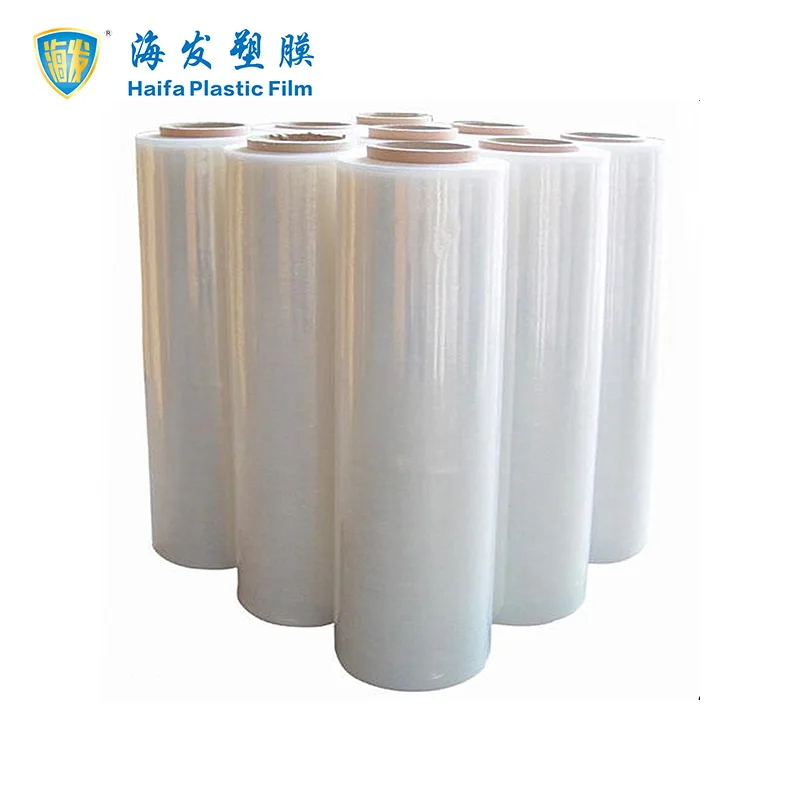 Manufacture Plastic PE Transparent Cling Wrap Film with Various Adhesion