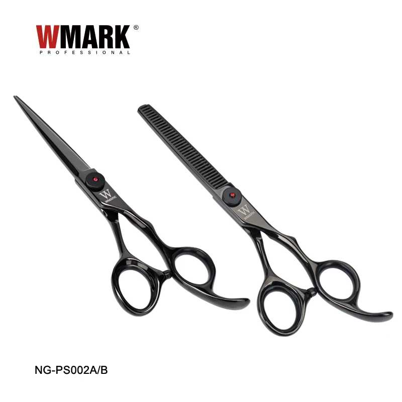 Wmark High Quality 9Cr18 Stainless Steel Scissors Set Salon Shears Cutting Professional Scissors Set For Barber Salon