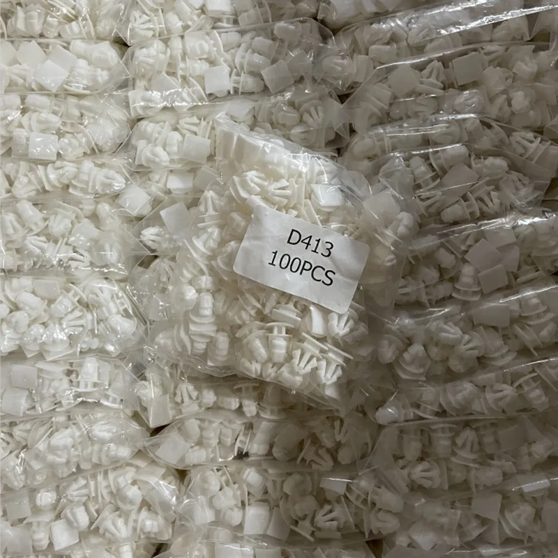 Car Accessories Auto Fastener 100 pcs Nylon Car Push Pin Rivet Trim Clips Panel Body Interior Assortment