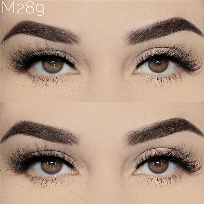 M160 NEW Winged Cat Eye Mink Lashes Handmade Wispy Natural 3D half mink Eye Lashes