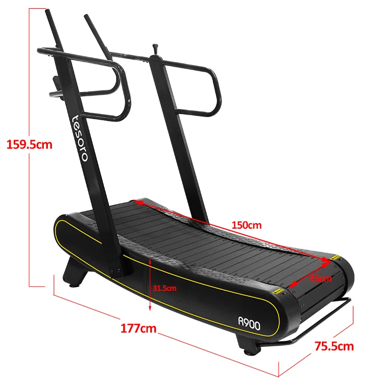 
Rlrun tosora R900 woodway curved treadmill for gym use manual treadmill running machine air runner 
