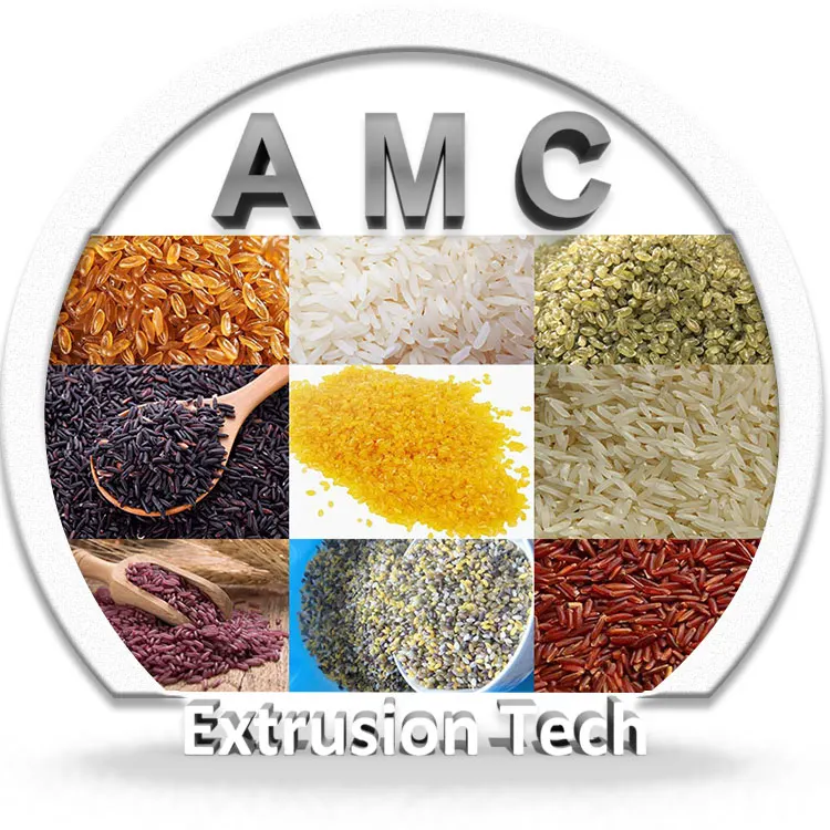 2500kg/h Long service life artificial rice production equipment artificial rice production line