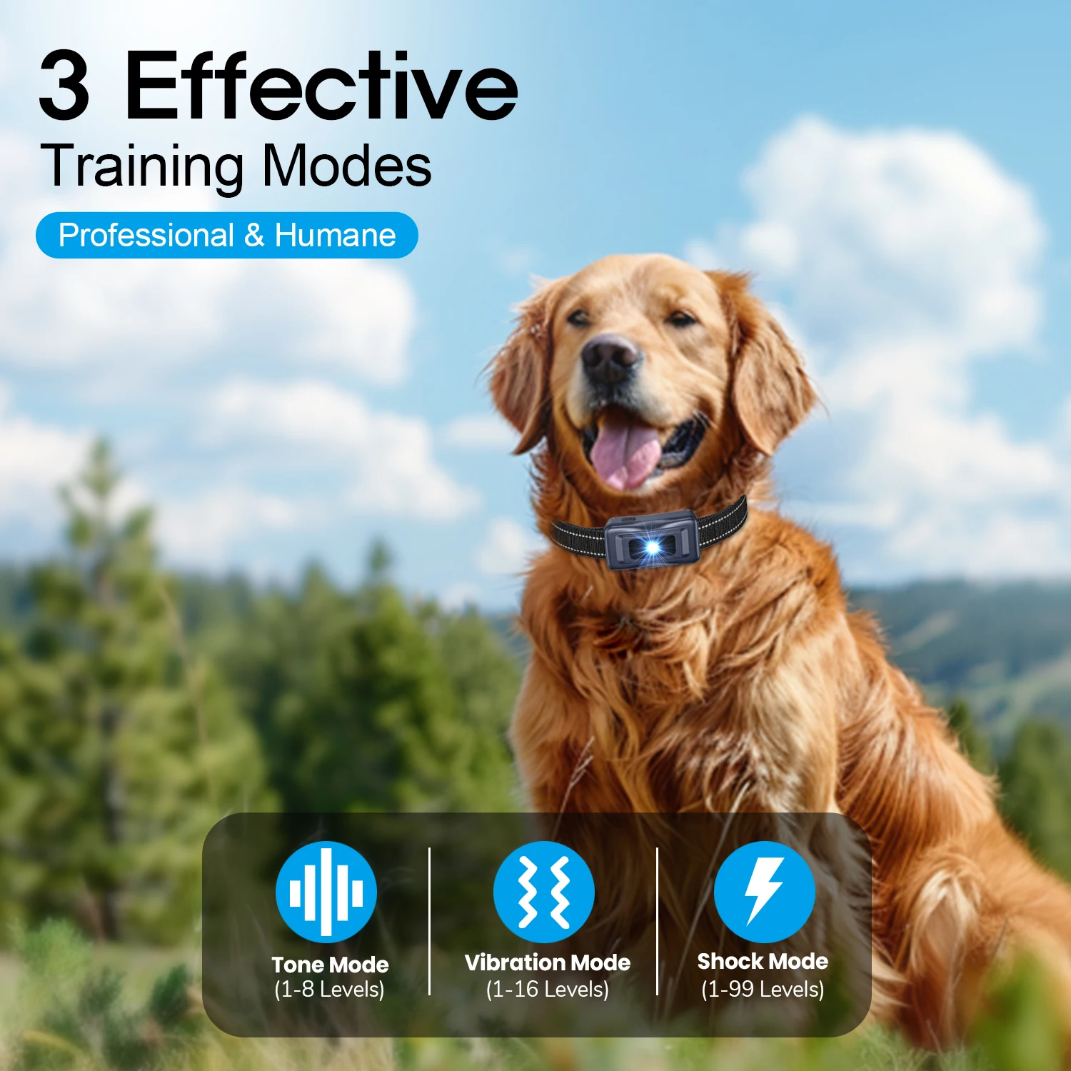 2024 Popular Factory Wholesale 4265 FT  Control Range Remote Training Dog Collar with Turbo Boost and Keypad Lock
