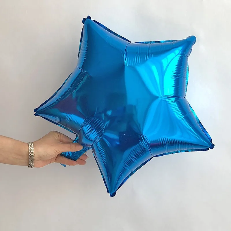 wholesale custom aluminium foil Birthday Party Supplies Colorful Star cheap price free shipping Foil Balloon
