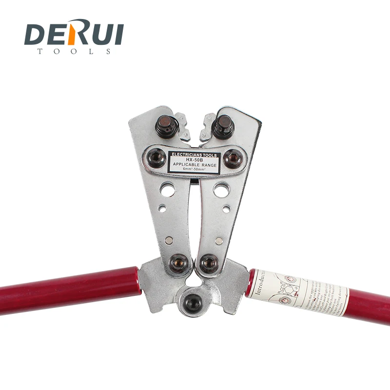
DERUI tool HX-50B/50SC/50D large Y.O terminal crimping pliers wire terminal connectors tool copper tube machine wire cable Cri 
