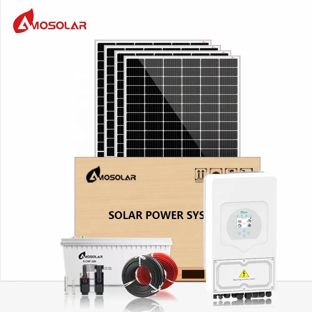 Amosolar Hybrid Solar Energy System Set Up a Solar Panel System for Your Home