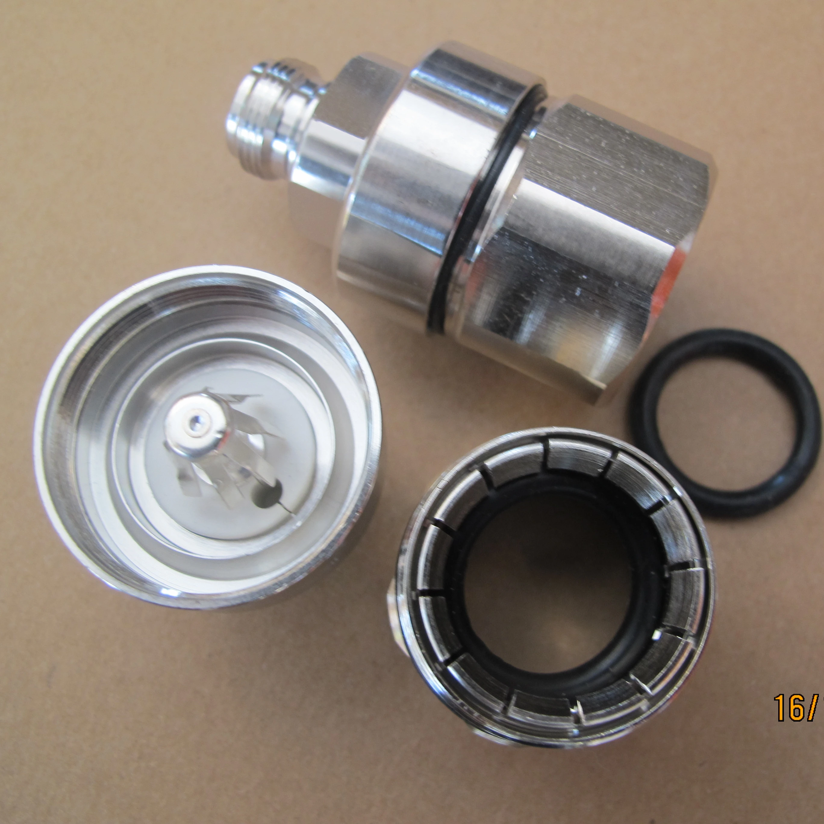 N male connector for 7/8 coaxial feeder cable
