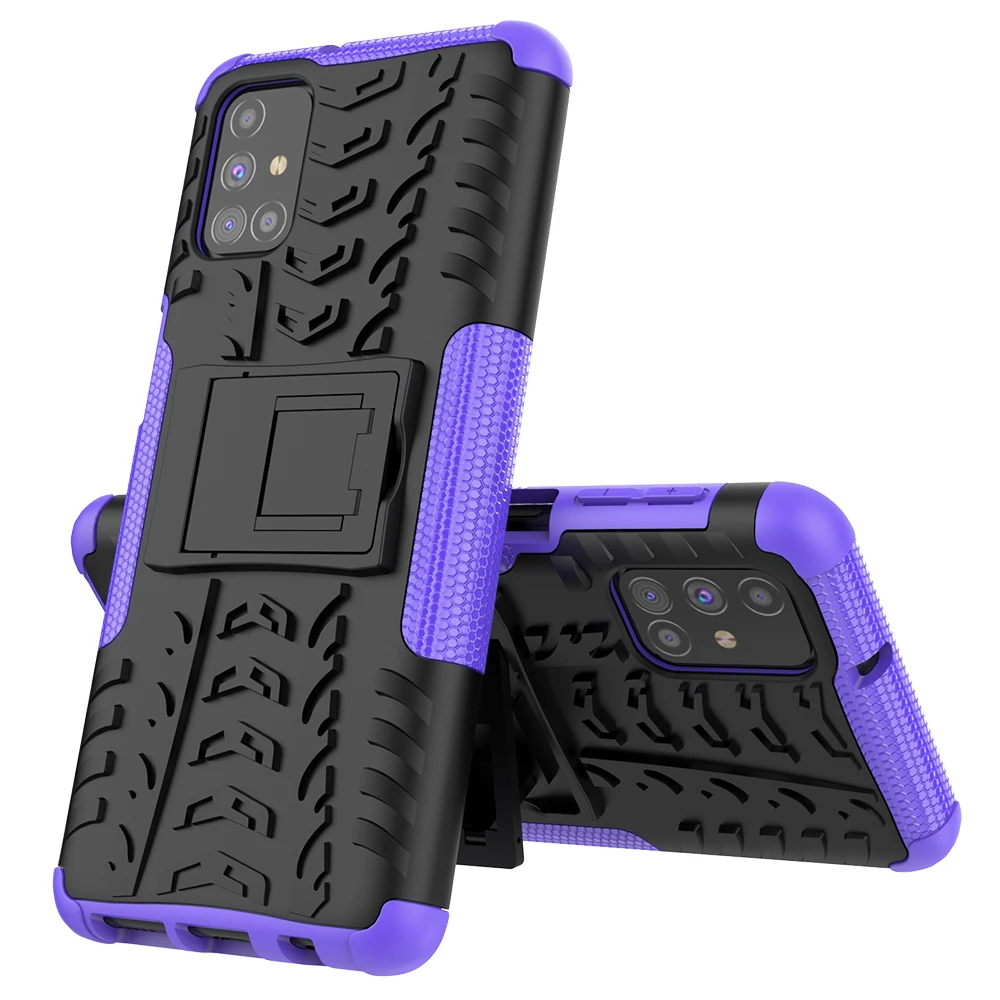 
 Лидер продаж, гибридный жесткий чехол 2 в 1 с подставкой для Samsung M31S Armor  