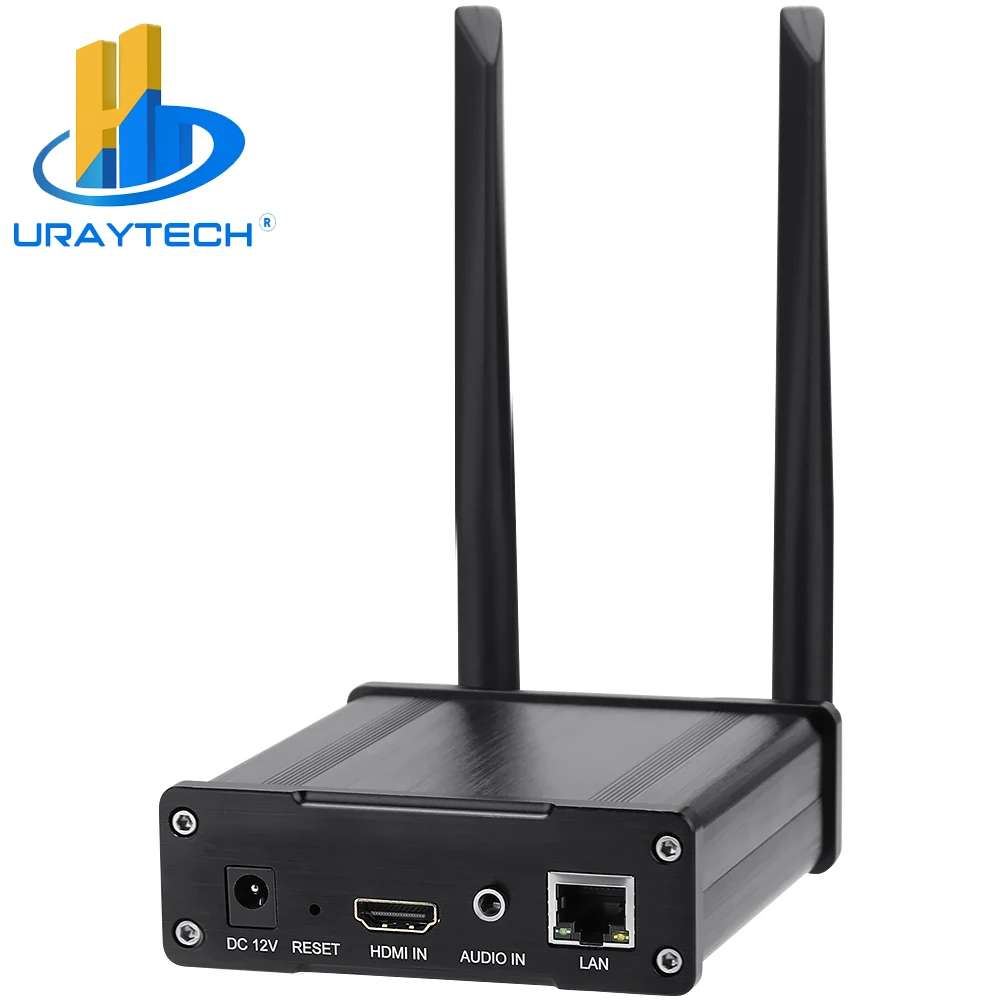 FHD H.265 HEVC H.264 MPEG4 HDMI wireless encoder HDMI to IP SRT NDI wifi video encoder for live streaming