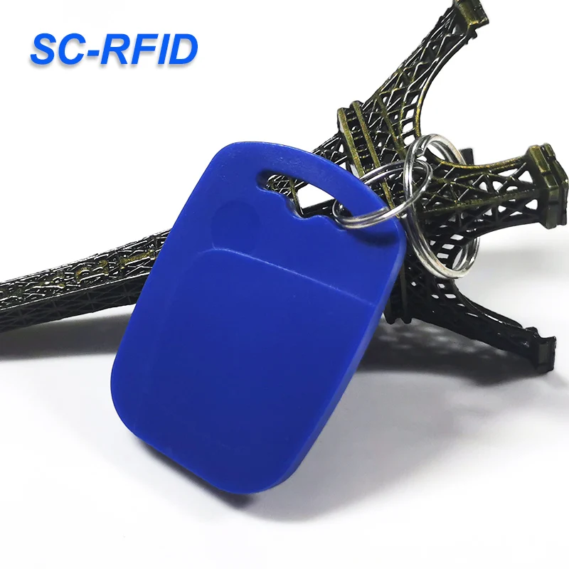 13.56MHZ Programmable ABS RFID keyfob/Keychain For Access Control