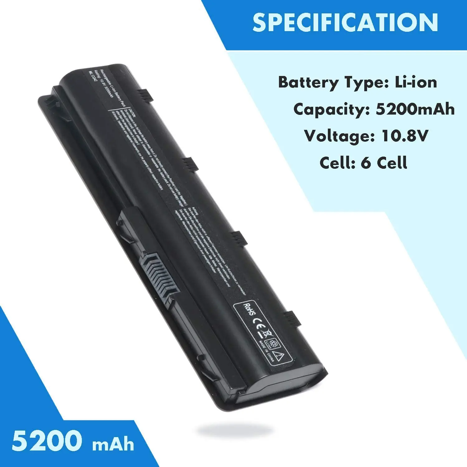  10 8 V 5200mAh MU06 MU09 Аккумулятор для ноутбука HP Pavilion G6 G7 G62 G72 G4 2000 Compaq Presario CQ56 CQ57 CQ62