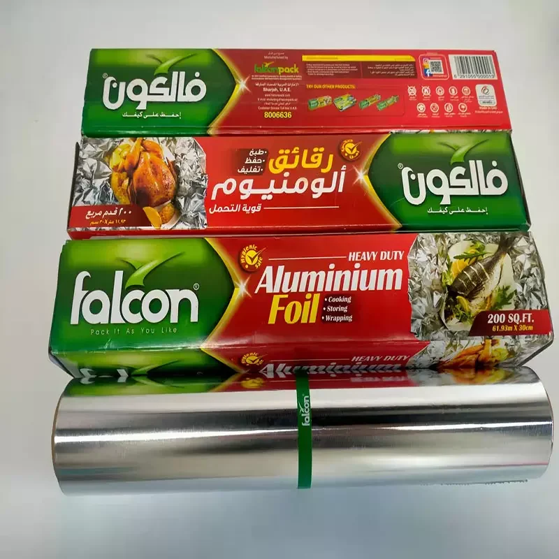 Customized Logo Food Grade Foil Paper Aluminum Foil Roll For Package