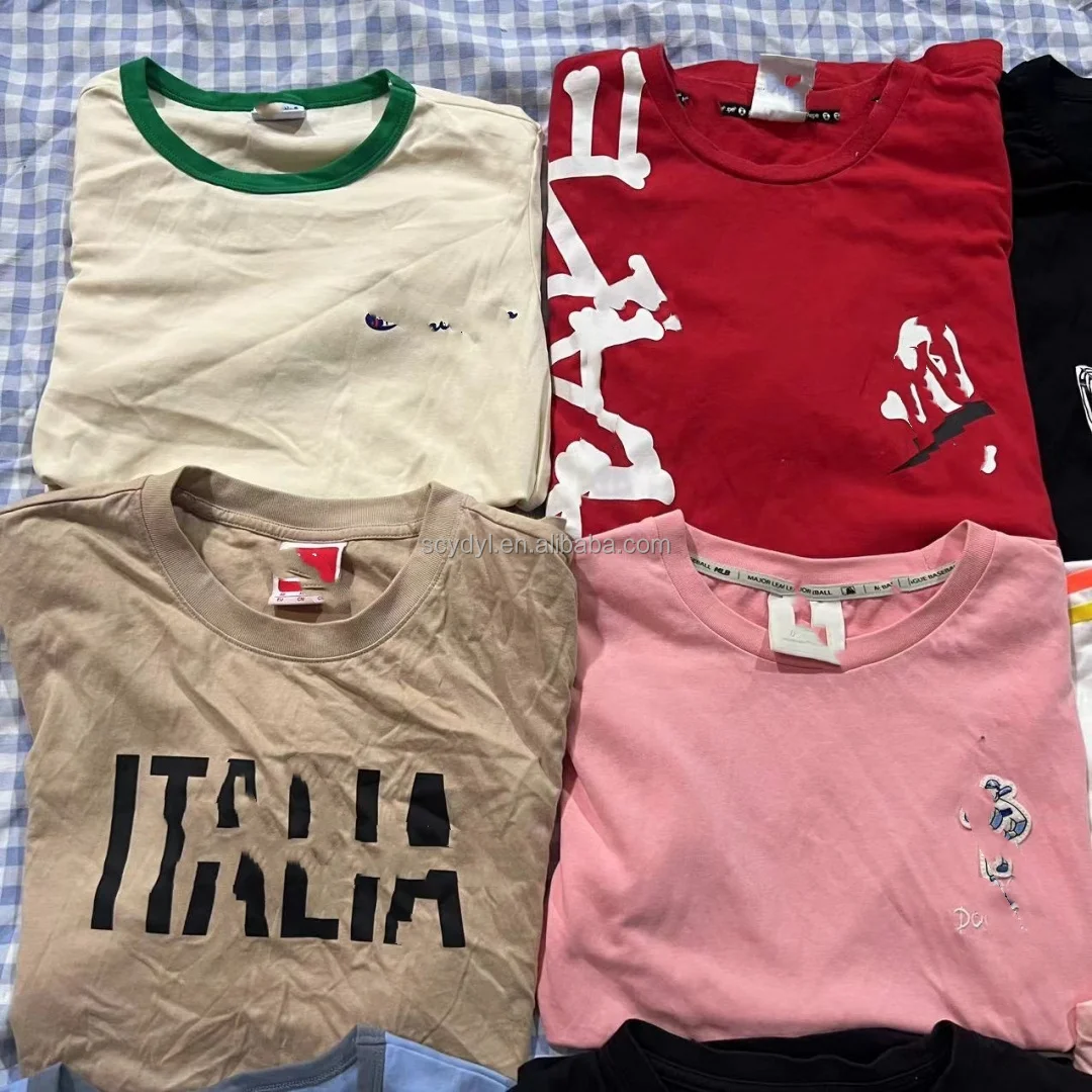 cotton mixed C02 Used brand clothes in bulk Cheap wholesale luxury second hand clothing coat and t-shirt