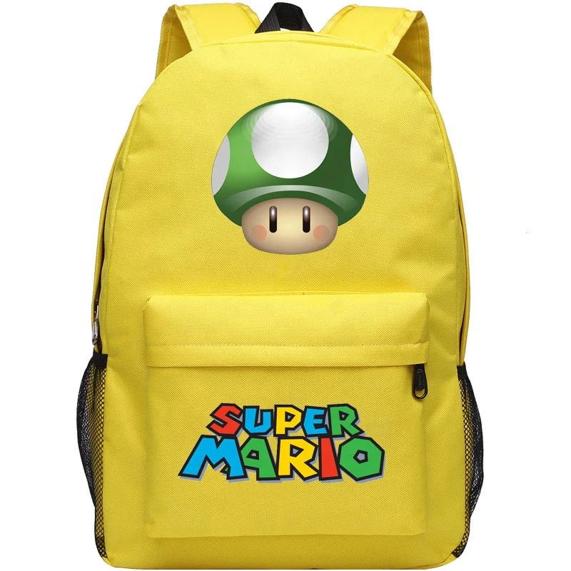 Wholesale custom oxford student kids children super mario mochila school bookbag bolsa super mario backpack