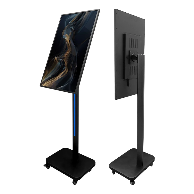 COSUN Portable Smart TV 32 inch Android Wireless movable Built-in Battery Stand Interactive Smart Display